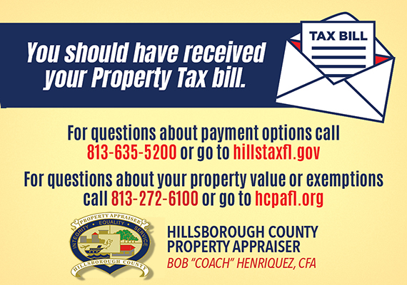 Watch for your Property Tax Bill